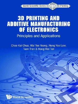 cover image of 3d Printing and Additive Manufacturing of Electronics